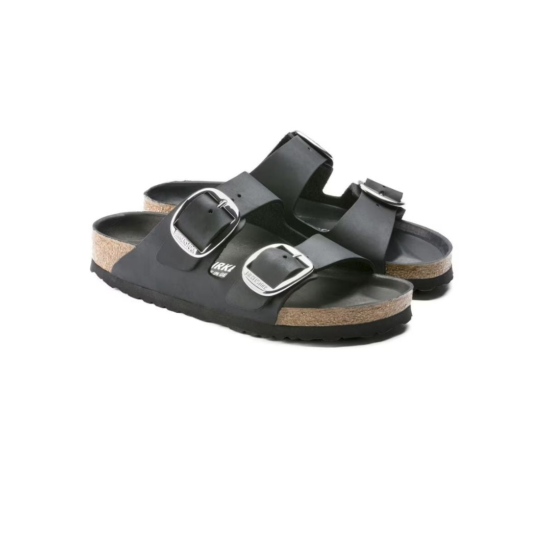 ARIZONA BIG BUCKLE BLACK PELLE CALZATA STRETTA