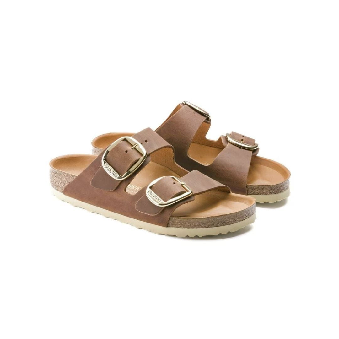 ARIZONA BIG BUCKLE COGNAC PELLE CALZATA STRETTA