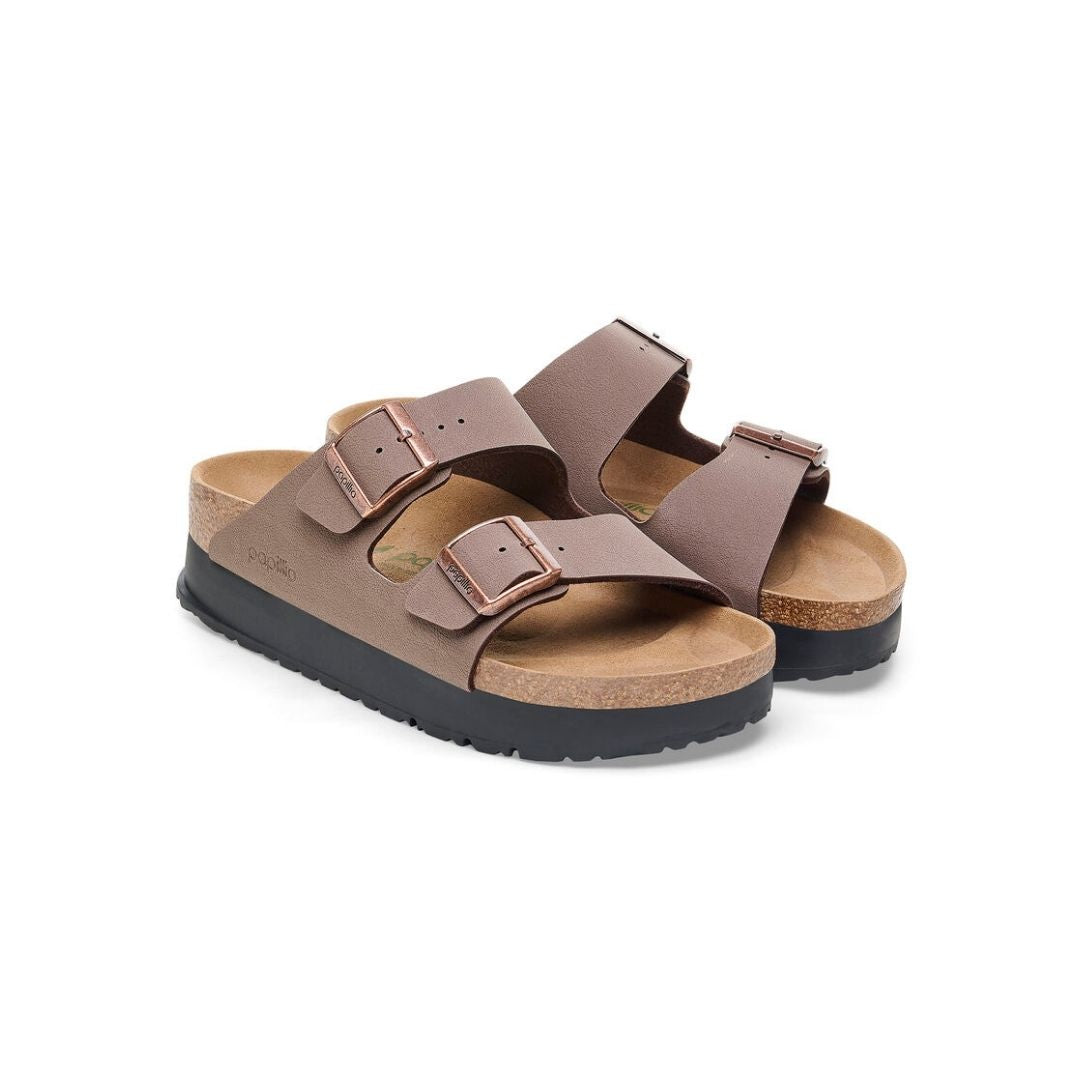 ARIZONA PLATFORM MOCCA BIRKO FLOR CALZATA STRETTA