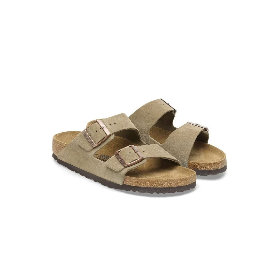 ARIZONA TAUPE SUEDE SOFT CALZATA STRETTA