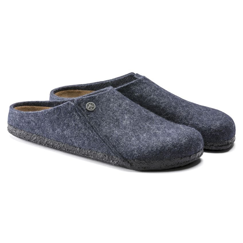 ZERMATT DARK BLUE FELT CALZATA STRETTA