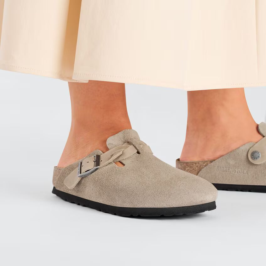 BOSTON BRAIDED TAUPE SUEDE 1026694