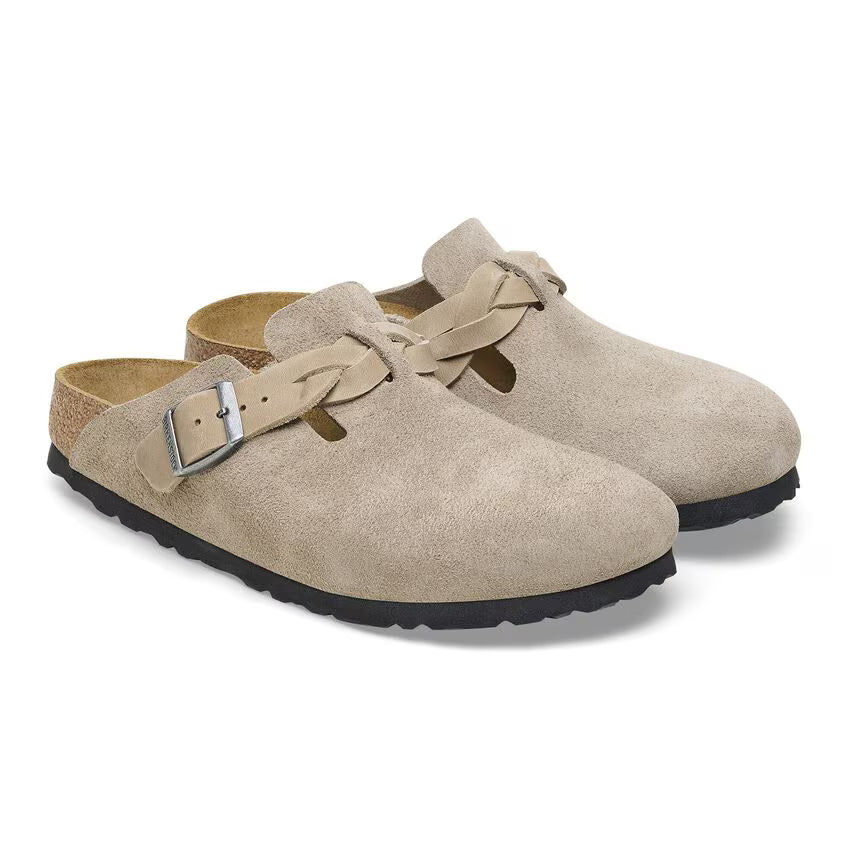 BOSTON BRAIDED TAUPE SUEDE 1026694