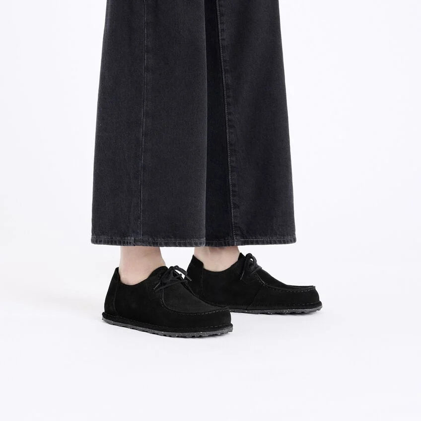 UTTI LACE S BLACK SUEDE CALZATA STRETTA 1027321