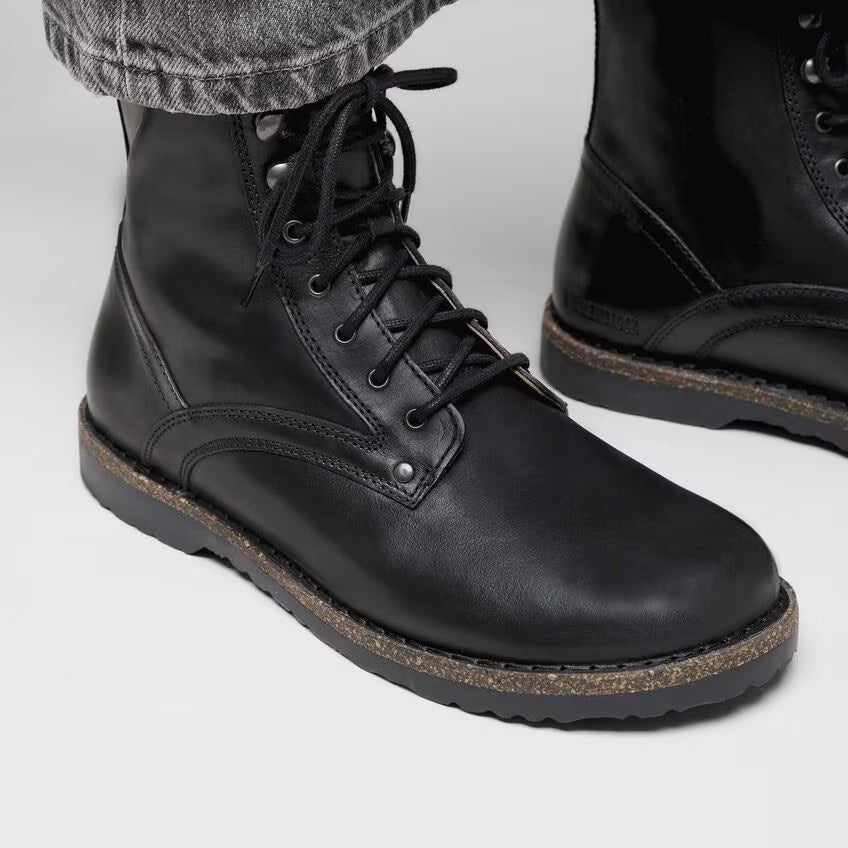 BRYSON BLACK PELLE CALZATA STRETTA 1030153