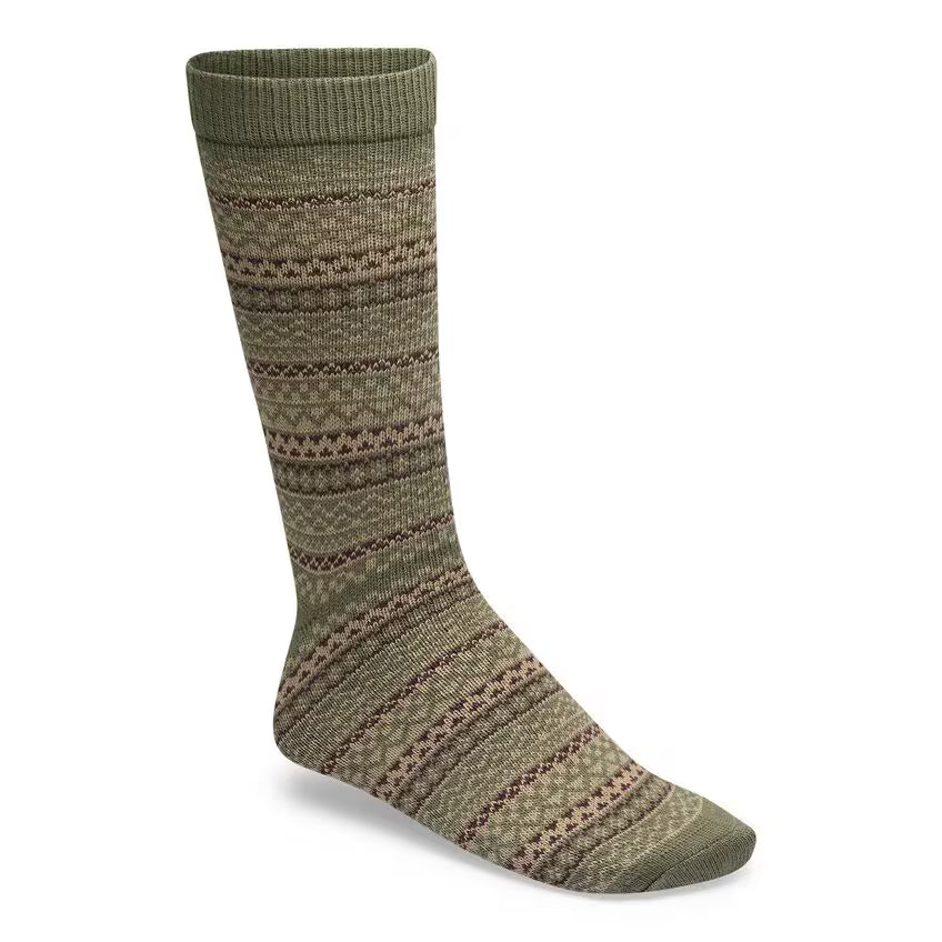 CALZE COTTON PATTERN SOCKS PURE SAGE 1030293