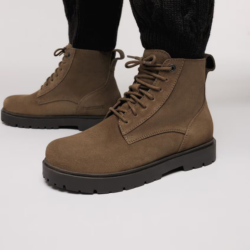 HIGHWOOD LACE MID DARK TEA SUEDE CALZATA STRETTA 1030908