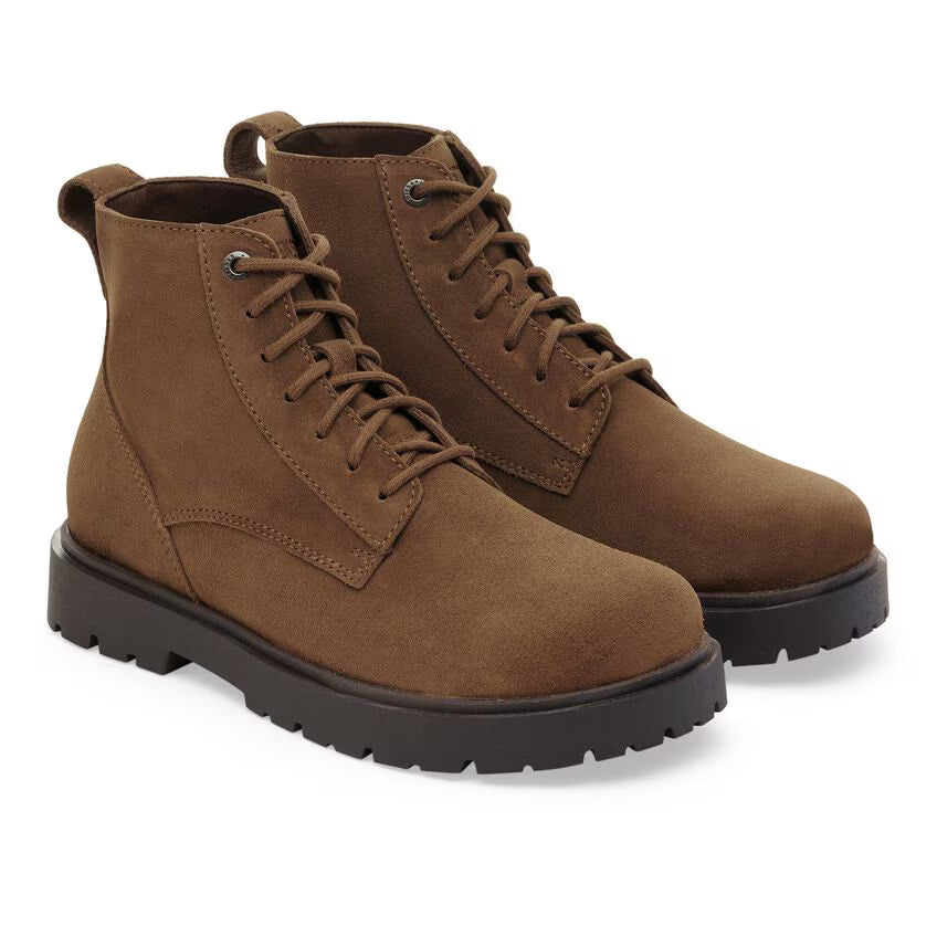 HIGHWOOD LACE MID DARK TEA SUEDE CALZATA STRETTA 1030908