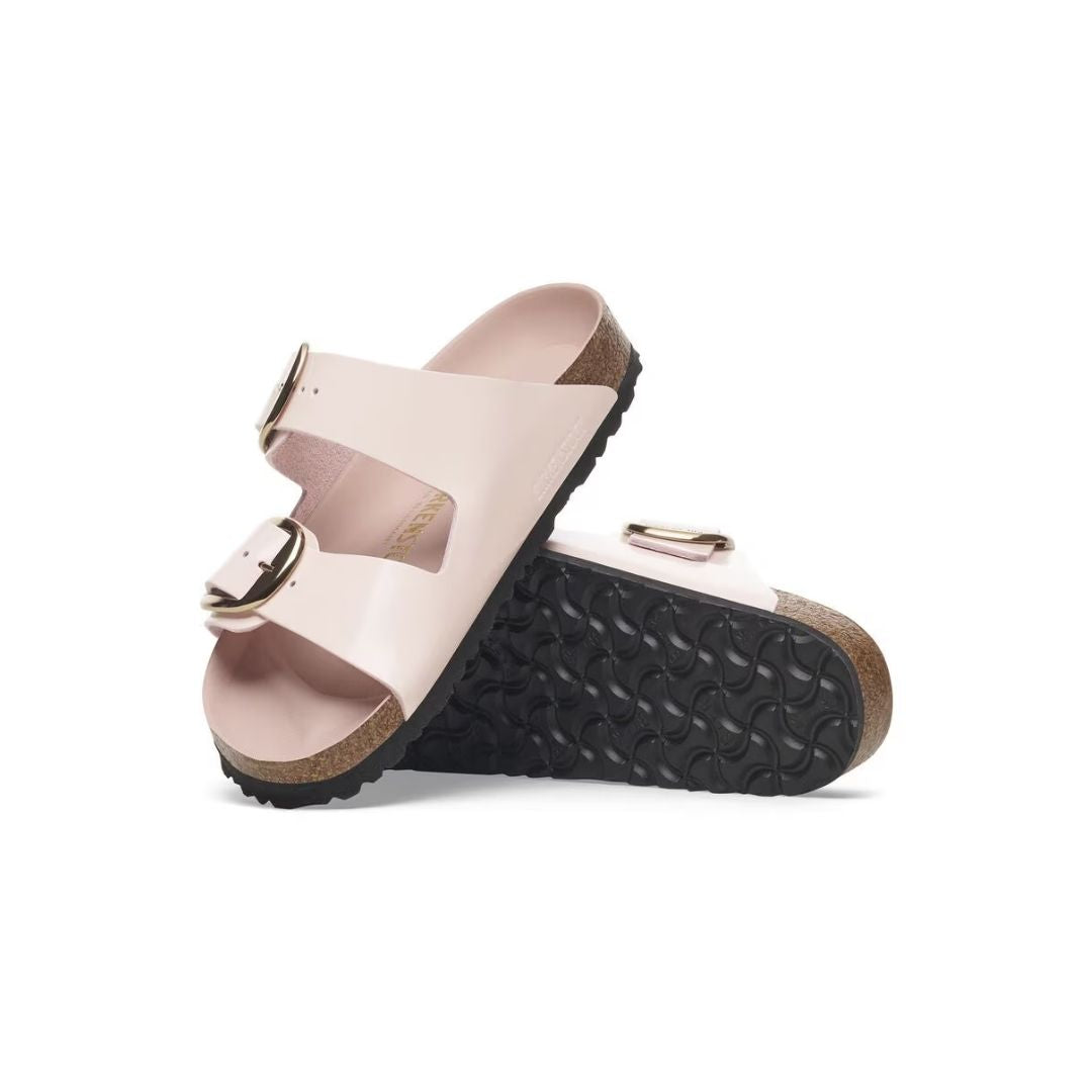 ARIZONA BIG BUCKLE HIGH SHINE LIGHT ROSE CALZATA STRETTA
