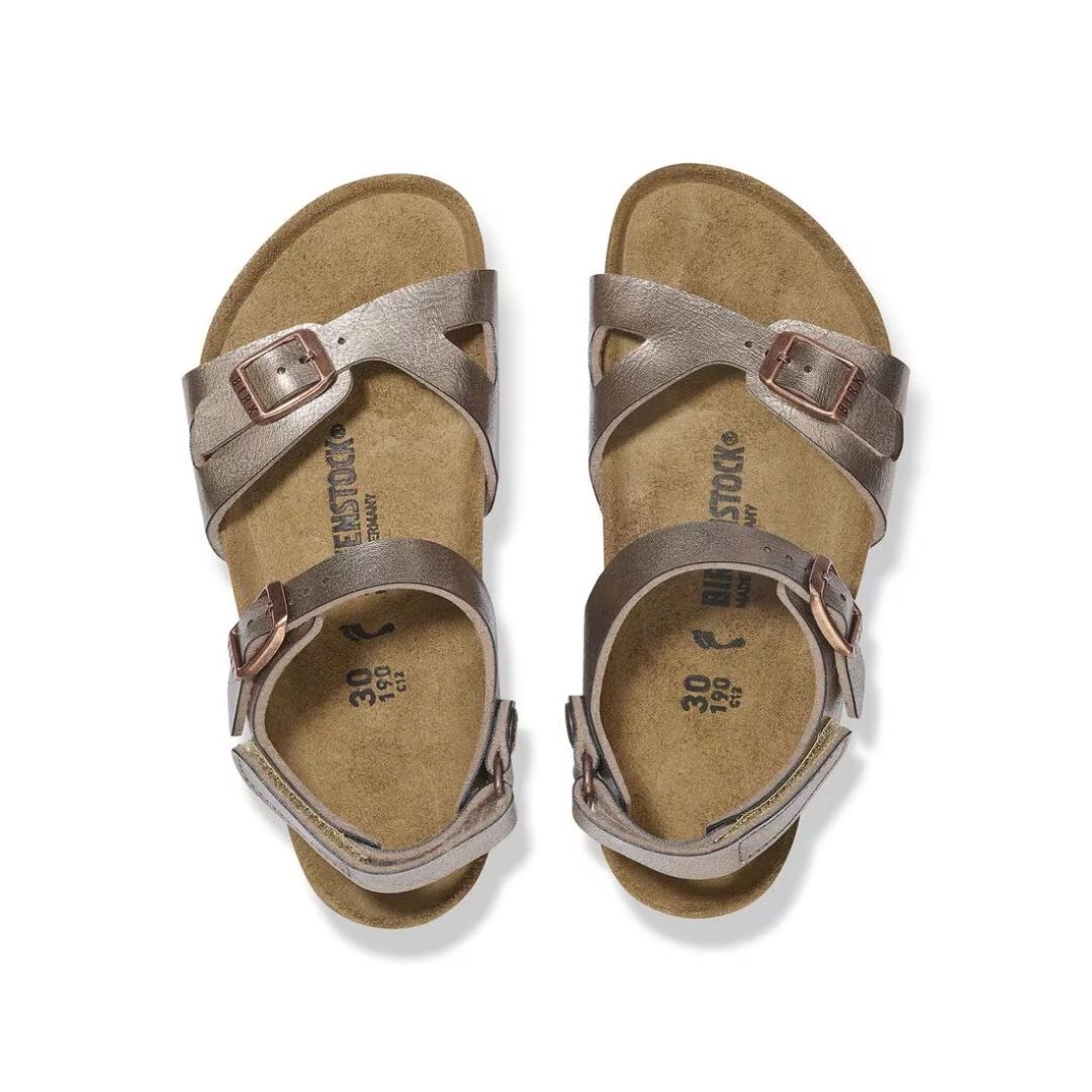 RIO KIDS GRACEFUL TAUPE BIRKO FLOR 1029445