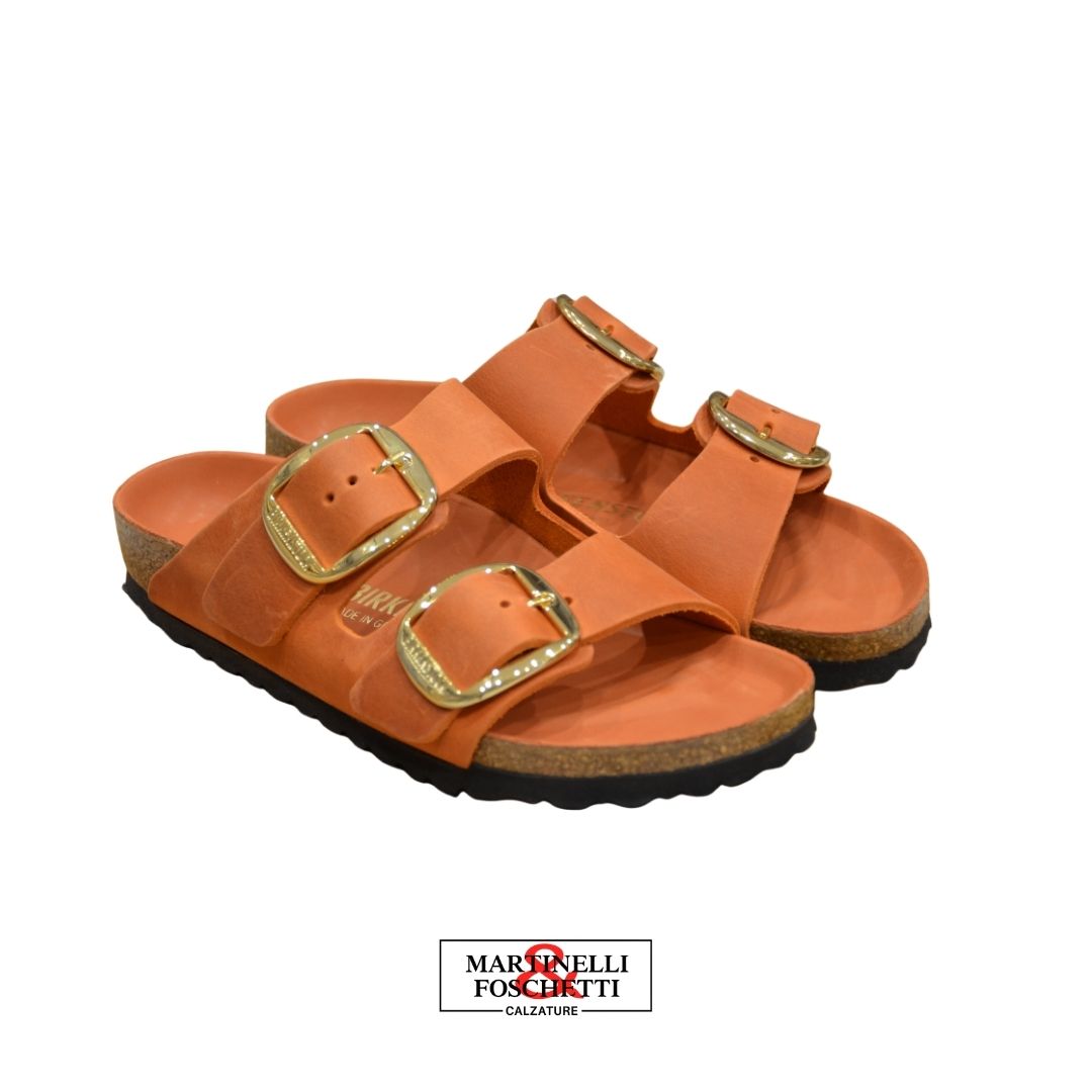 ARIZONA BIG BUCKLE BURNT ORANGE PELLE CALZATA STRETTA 102661