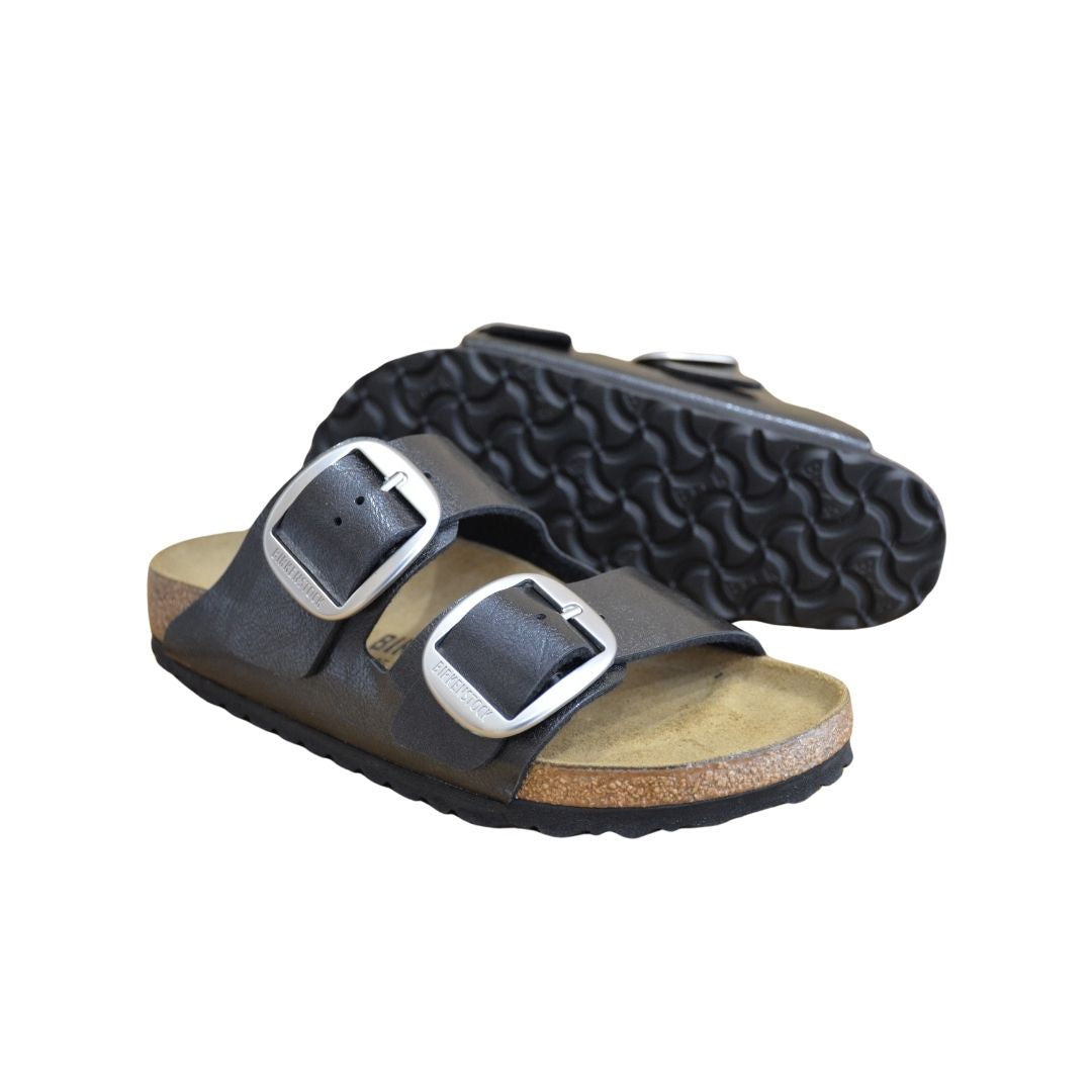 ARIZONA BIG BUCKLE LICORICE BIRKO FLOR CALZATA STRETTA
