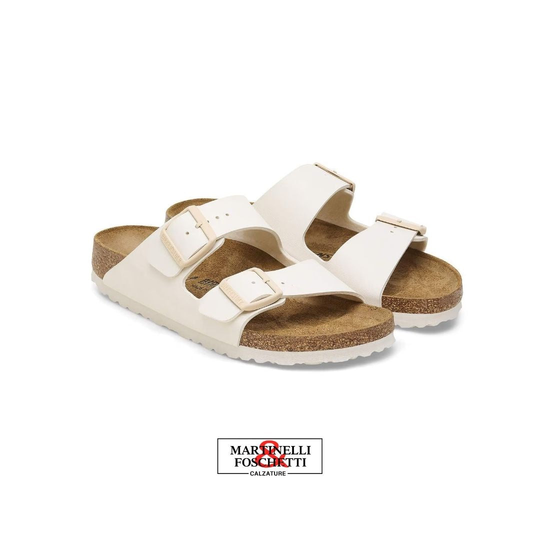 ARIZONA EGGSHELL BIRKO FLOR CALZATA STRETTA