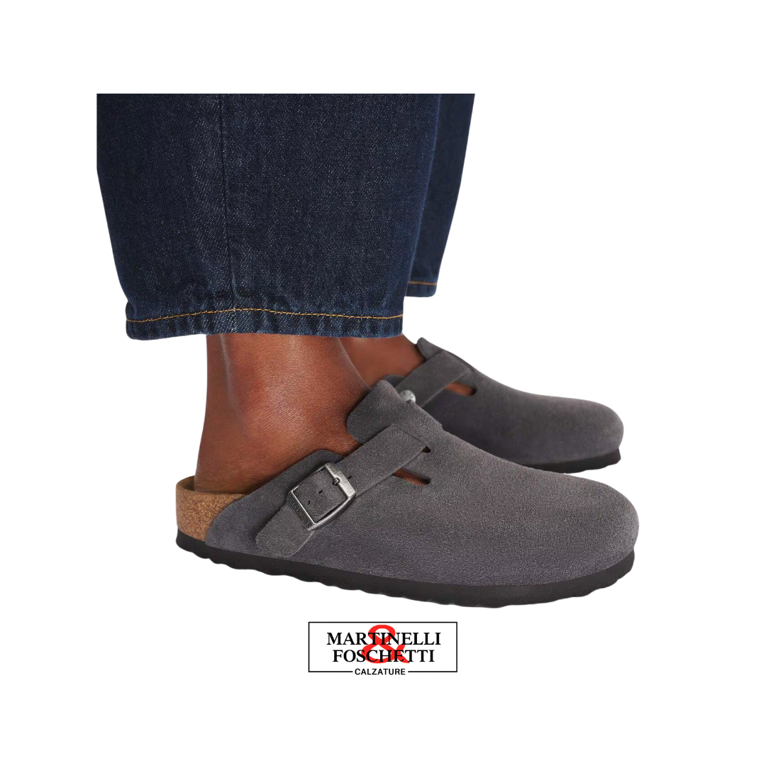 BOSTON CHARCOAL SUEDE PIANTA STRETTA 1031678