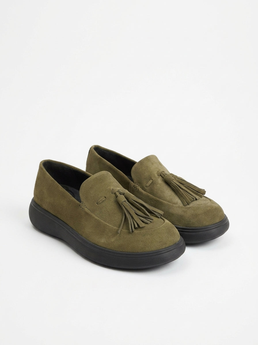 FIT FLOP MOCASSINO FRANGE JHS OLIVE